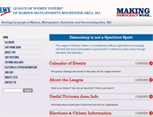 Tablet Screenshot of lwvmmr.org